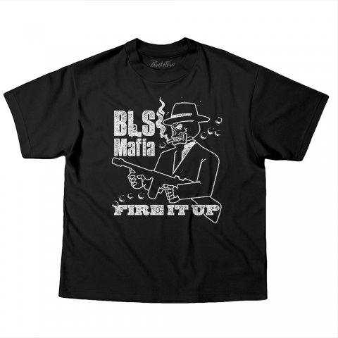 Camiseta OVERSIZED 220g BLACK LABEL SOCIETY 3 MAFIA