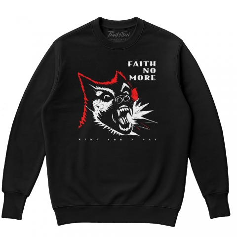 Blusa de moletom Oversized flanelado FAITH NO MORE 1