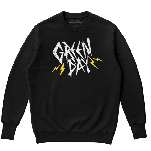 Blusa de moletom Oversized flanelado GREEN DAY 16 BOLT