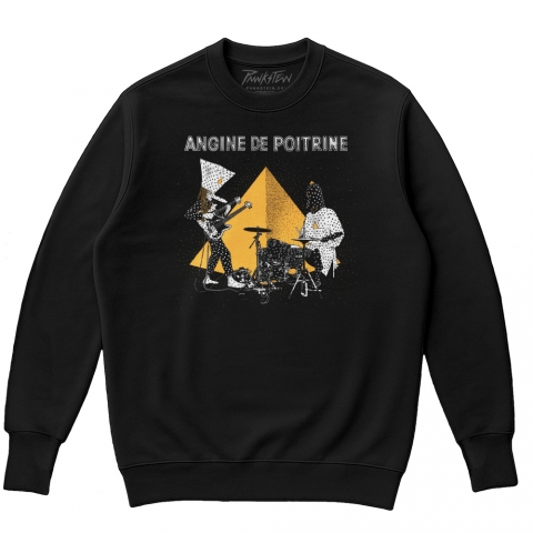 Blusa de moletom Oversized flanelado ANGINE THE POITRINE 1