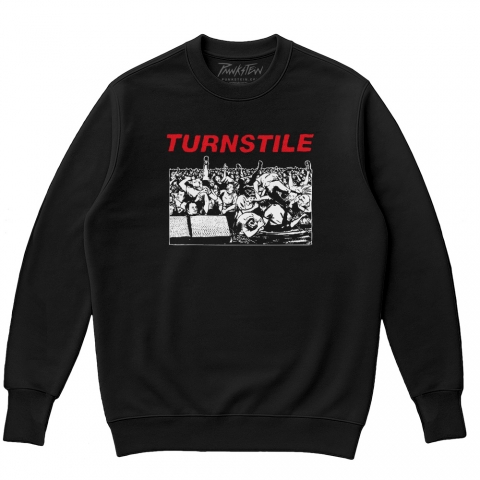 Blusa de moletom Oversized flanelado TURNSTILE 1